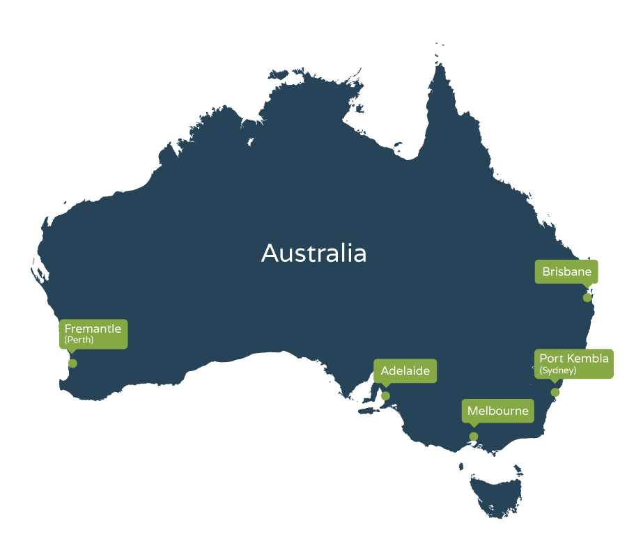 Locations we ship to in Australia